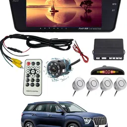 msnp 7Inch Bt Full HD Rearview Monitor Screen With Silver Sensor & Camera For Car 4 Black LED-picture-28