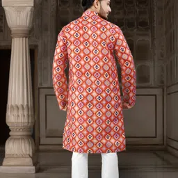 dhasu trendz Men Cotton Blend Kurta Pyjama Set image 2