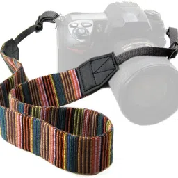 Fancyku Camera Shoulder Strap Adjustable Cotton Woven Neck Strap for DSLR SLR Mirrorless Strap-image-11