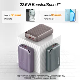 ambrane 20000 mAh 22.5 W Power Bank image 2
