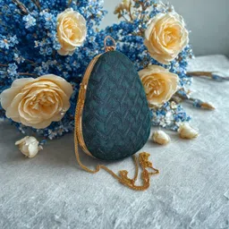 zuhur Party Green Clutch-picture-17