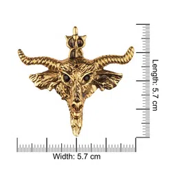The Tie Hub Men Goat Skull Lapel Pin image 5