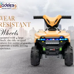 odelee Battery Operated Kids Ride on Car with Foot Accelerator & Music Button, Suitable for 3-8 Years Kids Tricycle image 3