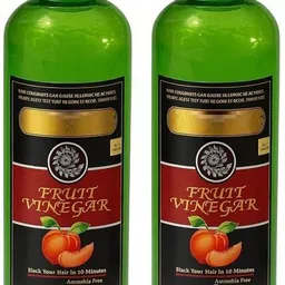 morbee Fruit Vinegar Hair Dye Color for Both Men, Women, Natural & Ammonia Free Color , BLACK image 2