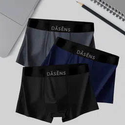 dasens Pack of 3 Solid Men Brief-picture-25