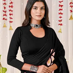 veenacreation Band collar Women Blouse-picture-17