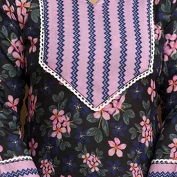 fashion mint Floral Print Kurta, Salwar & Dupatta Set image 5