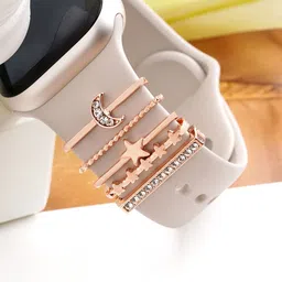 JOKER & WITCH Women Set Of 5 Stone-Studded Watch Charms-picture-27