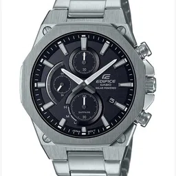 CASIO Men EDifice EFS-S570D-1AUDF Black Analog Dial Silver Stainless Steel Band EX527-image-4
