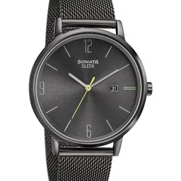 Sonata Sleek 3 Men Stainless Steel Straps Analogue Watch NR7131NM01-picture-31