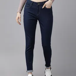 Roadster Women Blue Skinny Fit Mid-Rise Clean Look Stretchable Jeans image 1