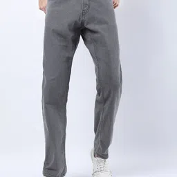 HIGHLANDER Men Grey Straight Fit Clean Look Stretchable Jeans-picture-30