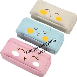 happy shopping store Kids Designer Cute Premium Stylish Pencil Pouch Pretty cute lightweight Art Artificial Leather Pencil Boxes image 5