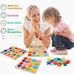 jeevan jyoti agency Wooden Learning Educational ABCD Board for Kids image 5