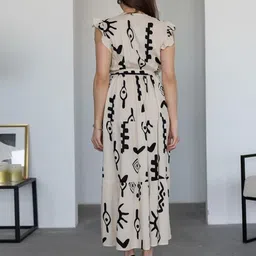 fabfinds Women Ethnic Dress Multicolor Maxi/Full Length Dress image 2