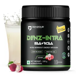 Denzour Nutrition Denz-Intra Workout with 3300mg BCAA & 6600mg EAA, Intense Energy & Improves Muscle Function, 300g-picture-10