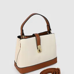 Styli Women Cream Solid Handheld Bag image 3