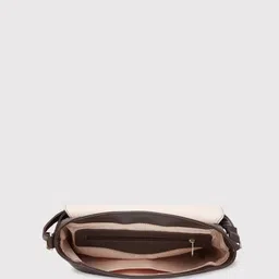 Caprese Floral Embroidered Structured Sling Bag image 4