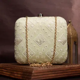 ARTKLIM Embroidered Box Clutch-picture-29