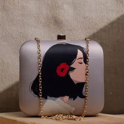 ARTKLIM Graphic Printed Box Clutch-picture-28