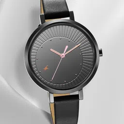 Fastrack Women Brass Dial & Leather Straps Analogue Watch 6230NL02-picture-27