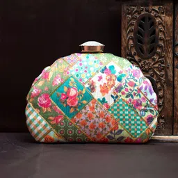 ARTKLIM Embroidered Box Clutch-picture-36