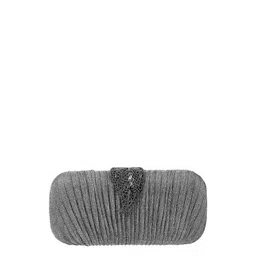 Mochi Women Grey Embellished Clutch-picture-21