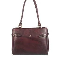 Metro Women Brown Leather Shopper Shoulder Bag-picture-14