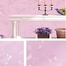 Asian royal Pink Printed Self-Adhesive Wall Sticker-picture-20