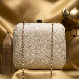 ARTKLIM Embroidered Box Clutch-picture-11