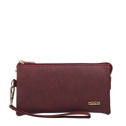 Mochi Burgundy Textured Purse Clutch-picture-43
