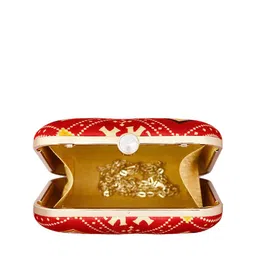 ARTKLIM Women Printed Fabric Box Clutch image 3