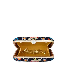 ARTKLIM Women Printed Fabric Box Clutch image 3