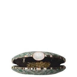 ARTKLIM Embroidered Box Clutch image 3