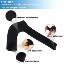 family line Shoulder Brace W/Reusable Pack For Injuries Pain Relief Shoulder Support-picture-15