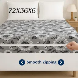 Single Size Zippered Cotton Breathable Mattress Cover-image-33