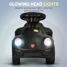 baybee Push Ride on Kids Car, Baby Ride on Push Car for Kids with Music & High Backrest Rideons & Wagons Non Battery Operated Ride On image 3