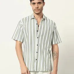 solbiza Men Regular Fit Self Design Casual Shirt-picture-14