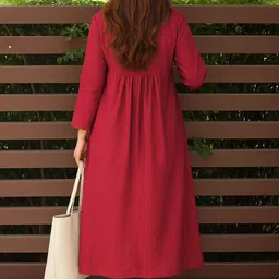 anni designer Women Viscose Rayon Kurta Pant Set image 2