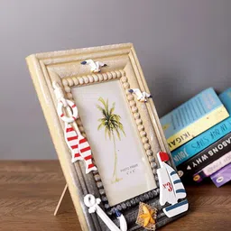 aarvidecor Nautical Theme Decorative Photo Frame – 4x6 Inch 6 inch Glitter image 4