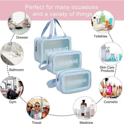 sixsigma Women Blue Cosmetic Bag image 5