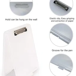 jaravik Clipboard Writing Pad with storage for Personal & Professional Uses image 3