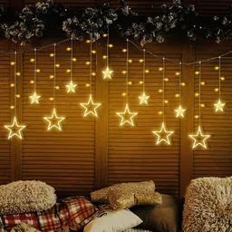 glowfest 140 LEDs 3 m Gold Flickering, Color Changing, Steady Star Rice Lights image 3