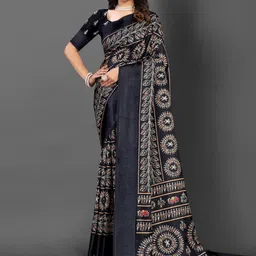 Mitera Ethnic Motifs Printed Saree-picture-27