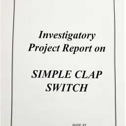 ontex electronics Clap Switch Physics Working Model Educational Investigatory Project with Report Educational Electronic Hobby Kit image 4