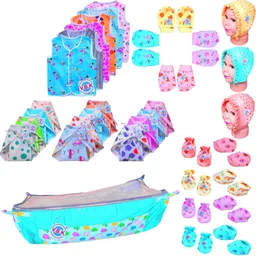 v.b.k Baby Items With Jabla,Nappy, Mitten Booties and Cap and Khoyu ,0 to 6 Months-picture-36