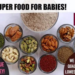 healthy panda Organic Sprouted Ragi Dry fruit Porridge (800g) Ragi Powder for babies Cereal Cereal image 5