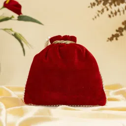 cara Women Red Potli image 2