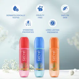 secret temptation Bloom Bold & Dew Long Lasting Body Mist | Dermatologically Tested & Safe on Skin Body Mist - For Women image 3