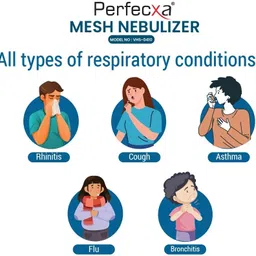 Perfecxa Portable Mesh Nebulizer (VHS 0410) | Easy to Carry & Lightweight, USB Interface Nebulizer image 5